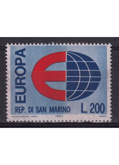 1964 San Marino Europa 1 valore nuovo Sassone 684